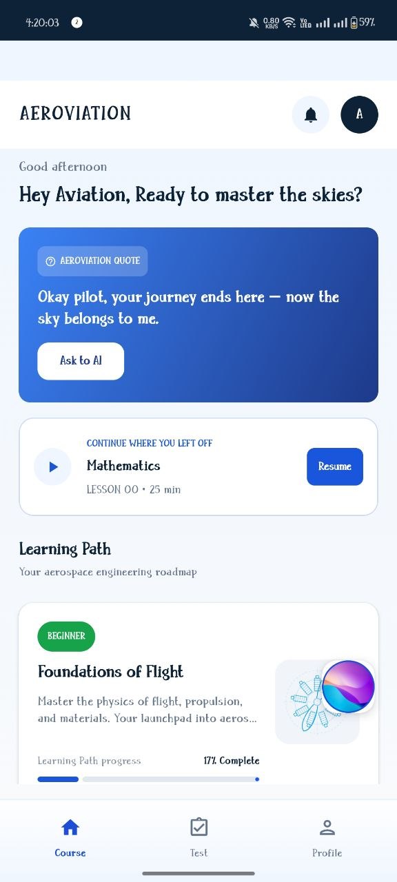 Home Screen