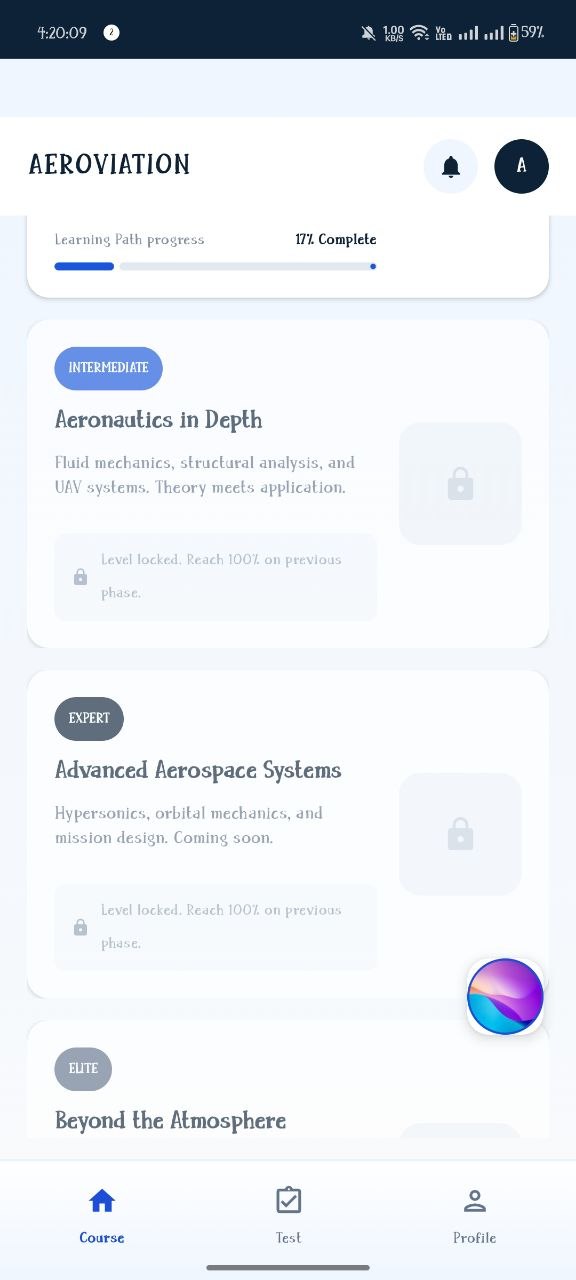 Level / Progress Screen